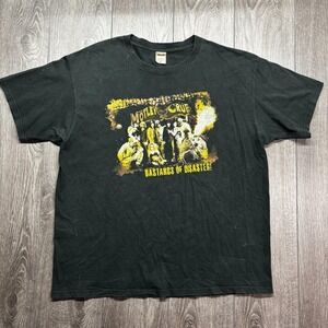 Vtg Motley Crue XL Bastards of Disaster Carnival of Sins Tour Anvil Shirt 2005